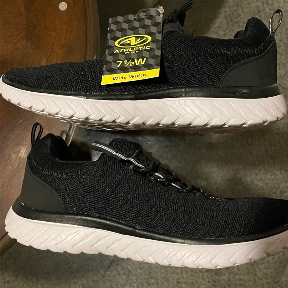 Never worn, tags still on. Athletic Works size 7.5 Memory Foam Sneakers